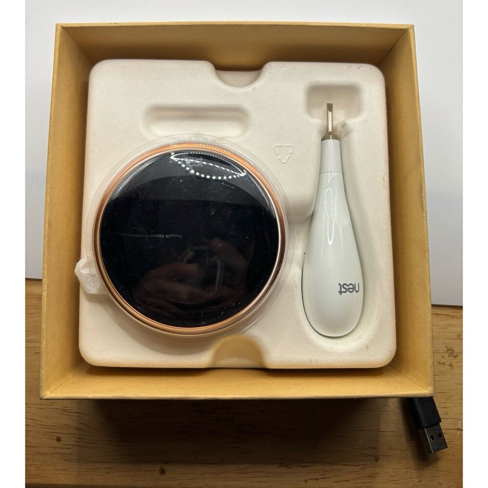New Open Box Google Nest Thermostat Copper WiFi Smart Home Learning T3021US - Picture 3 of 8